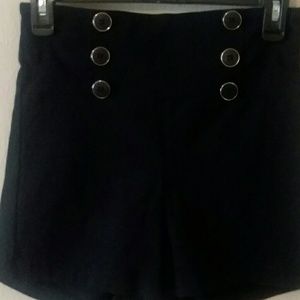 High waisted sailor shorts size L